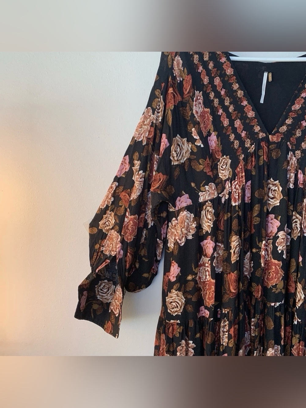Free People Row of Roses Boho Maxi Dress - Picture 4 of 12